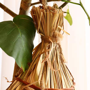 2026 Handgemaakt Gras Geweven Nest-Creatief Lotusgras Kalebas Vogelhuisje Tuin Decor Huisdier Vogel Nest Gras Geweven Vogelnest - Product Image 4