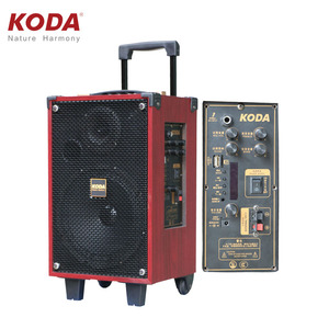 Koda כוח גבוה עץ 10 אינצ 'רמקולי רמקול צד נייד רמקול עץ נייד שלט רחוק אלחוטי - Product Image 4