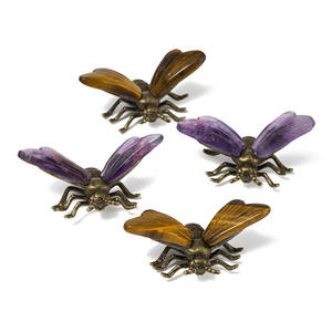 Decorazione da Scrivania Creativa con Esemplari Minerali: Ornamento a Forma <span class=keywords><strong>di</strong></span> Ape in Rame, Gemma, Pietra Naturale, <span class=keywords><strong>Cristallo</strong></span> Curativo, <span class=keywords><strong>Occhio</strong></span> <span class=keywords><strong>di</strong></span> <span class=keywords><strong>Tigre</strong></span>, Ametista - Product Image 6