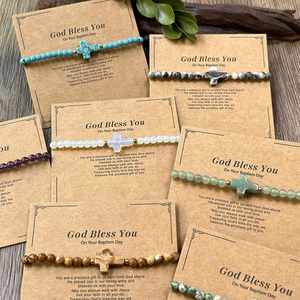 Pulsera de Piedra Natural con Cuentas de Vidrio Coloridas, Amuleto de Paz de Espíritu, de Primera Calidad, Descuento por Volumen al por Mayor, Hecho a Mano, Personalizable - Product Image 3