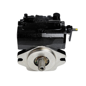 Bomba hidráulica de desplazamiento variable Rexroth A10VG18 de 350 bar con montaje de brida para cosechadoras de algodón y combinadas - Product Image 1