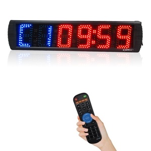 Yizhi นาฬิกาดิจิตอลขนาดใหญ่แบบพกพา<span class=keywords><strong>5</strong></span>นิ้วจับเวลานับถอยหลังเข้ายิมโหมดการฝึกหลายโหมดในร่มกลางแจ้งเวลาออกกำลังกาย - Product Image 4