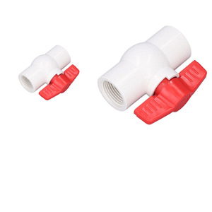 Vanne de contrôle de débit en spirale personnalisée et kit de raccord rapide pour conduites d'eau/gaz vanne à boisseau sphérique PVC - Product Image 2