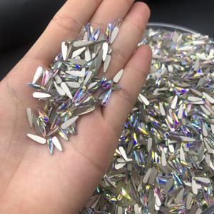 Strass in Cristallo CY a Forma Speciale, Diamanti in Vetro per Nail Art, Charm AB - Product Image 2