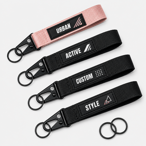Llavero de Alta Calidad con Cordón Corto de Jacquard Estampado, Llavero Personalizado para Motocicleta, Llavero para Auto - Product Image 1