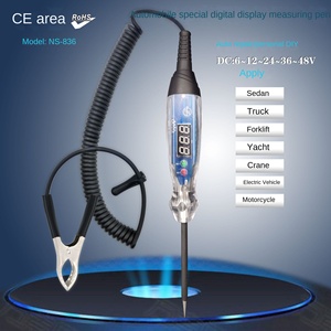 LED Digital Display Voltage Test Handheld Car <strong>Circuit</strong> Tester Automotive Maintenance Testing Diagnostic Tool