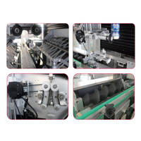 Machine d'étiquetage de manchons rétractables à tête unique entièrement automatique, électrique et contrôlée par PLC pour bouteilles rondes, canettes et bouteilles