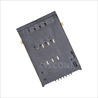WECONN WL-SIM180-094 6PIN+1 H=1,80mm Push-Push Mit Erkennungsschalter SIM-Karten-Anschlussbuchse Anpassbare SIM-Kartenhalterung