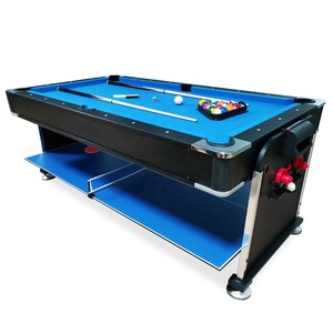 <span class=keywords><strong>Table</strong></span> <span class=keywords><strong>de</strong></span> jeux multifonctionnelle professionnelle <span class=keywords><strong>de</strong></span> 6 pieds (1,8 m) comprenant billard, hockey sur air et tennis <span class=keywords><strong>de</strong></span> <span class=keywords><strong>table</strong></span> - Product Image 1