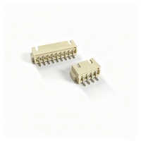 Conector SMT de ángulo recto XH2.54mm para PCB, de latón de 2.54mm de una sola fila, conector de pines de 12V para Wifi, montaje en superficie