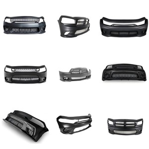 Nouveau pare-chocs avant pour <span class=keywords><strong>Charger</strong></span> 2020-2023 avec prise d'air de capot, modèle <span class=keywords><strong>68</strong></span> en métal et plastique apprêté pour pare-chocs avant de <span class=keywords><strong>Charger</strong></span> - Product Image 2