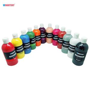 Pintura líquida <span class=keywords><strong>con</strong></span> 3 pinceles para niños, juego de pintura lavable <span class=keywords><strong>con</strong></span> 18 colores - Product Image 5