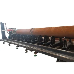 5 eixo automático grande diâmetro redondo aço tubulação Cnc plasma chanfradura máquina corte