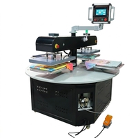 Presse à Chaud Industrielle à Sublimation Mécanique 4 Stations Haute Pression pour Tissus Multicolores et Vêtements OEM Livraison Rapide