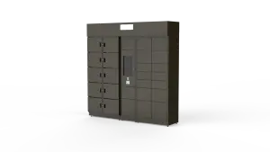 SNBC-casillero de aire con Control automático de poco ruido, armario de paquetes refrigerados inteligentes, casillero fresco de alimentos