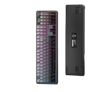 AULA F108 Pro Mechanical 108-<strong>Key</strong> Customized Hot-Swap RGB Wired/USB/BT/2.4G Wireless Three-Mode Connection Desktop <strong>Keyboard</strong> - Product Image 1