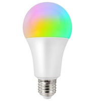 Changement de couleur RVB avec télécommande A50 A60 A70 A80 E26 E27 Base Multi Color LED RGBW Ampoule