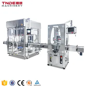 Hot Items 2024 New Years Products Automatic Production Line Shampoo Detergent Cream Bottle Paste Liquid Filling Capping Machines