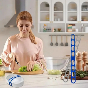 Sangle de couvercle en silicone réutilisable de 54 cm avec bande élastique pour casseroles, boîtes à lunch et vaisselle d'extérieur – Vente en gros - Product Image 5