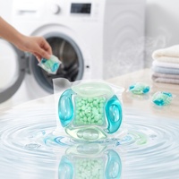 RNSHUTTLER 2026 Nouvelles Perles de Lessive Écologiques Jetables 5-en-1, 30%-50% Ingrédients Actifs, Parfum Floral, Pour Vêtements