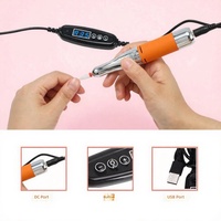 Machine à ongles électrique professionnelle 35000 tr/min, rechargeable par USB, outil de manucure et pédicure pour salon et usage domestique