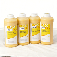 Encre éco-solvant économique à large gamme de couleurs, faible odeur, anti-colmatage pour têtes d'impression DX5 DX7 XP600 I3200