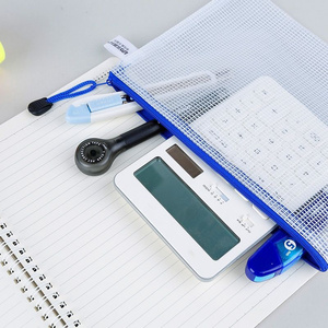 Bán buôn biểu tượng tùy chỉnh Dây kéo tập tin túi lưới không thấm nước Pouch với tùy chỉnh in ấn A4/<span class=keywords><strong>A5</strong></span> thư mục & Wallet tài liệu chủ - Product Image 3