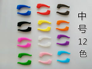 المضادة للانزلاق لينة سيليكون نظارات الأذن قبضة نصائح معبد كم التجنيب مرنة نظارة عادية الأذن قبضة - Product Image 3