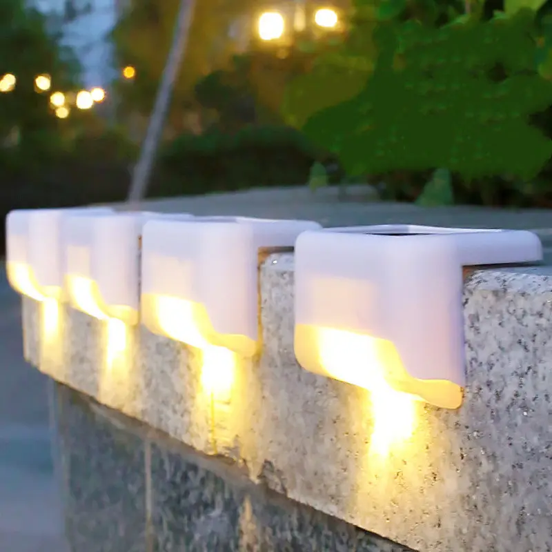 Wholesale High Quality Night Light Motion Sensor Light Led Security outdoor solar step Lamp Luzes solares