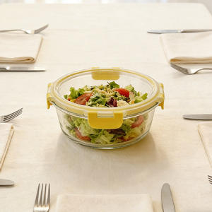 Recipientes de Vidrio de Borosilicato para Preparar Comidas con Tapa de PP de Grado Alimenticio, Aptos para Microondas, Libres de BPA y Lavables en Lavavajillas - Product Image 3