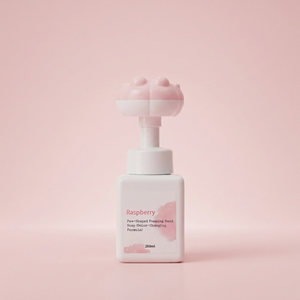 Savon Moussant en Gros pour les Mains avec Distributeur Mignon, Sans <span class=keywords><strong>Alcool</strong></span>, Parfum Framboise, Nettoyant Moussant pour Enfants et Bébés - Fournisseur - Product Image 1