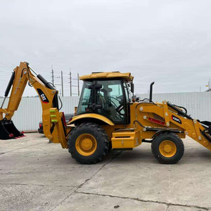 High Performance Used Japanese Brand <b>CAT</b> 420F2 7 Ton <b>Wheel</b> Backhoe Loader Engine Motor Pump Gearbox Perfect Working Condition - Product Image 1
