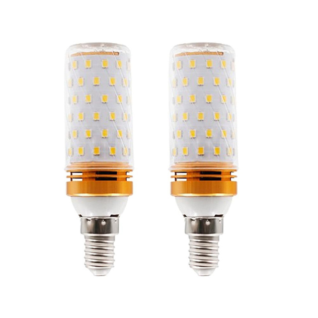 Super Bright LED Corn Lamp with Warm White Light Strong Bald Head Screw Bulb E14 E27 Base for Residential Use Cross-Border