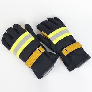 Guantes de Seguridad al por Mayor, Resistentes al Fuego, de Aramida y Cuero, Impermeables, con Aislamiento Térmico, para Operaciones de Bomberos y Rescate - Product Image 3