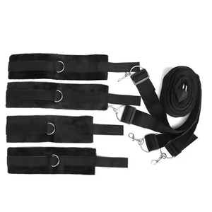 Bandas de Resistencia <span class=keywords><strong>para</strong></span> Juegos Sexuales, Kit de Sujeción <span class=keywords><strong>para</strong></span> <span class=keywords><strong>Cama</strong></span>, Correas <span class=keywords><strong>para</strong></span> Tobillos y Muñecas, <span class=keywords><strong>Esposas</strong></span> <span class=keywords><strong>para</strong></span> <span class=keywords><strong>Cama</strong></span> Queen - Product Image 6