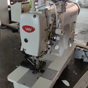 VMA <b>Low</b> Price Walking Foot Industrial Sewing Machine Imported Rotary Shuttle Stitch <b>Double</b> Needle Lockstitch for Garments - Product Image 3