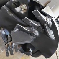 Godet de forage rotatif à double fond et double coupe haute efficacité pour le retrait de terre, pour plateformes de forage, godet de forage avec récupération de terre