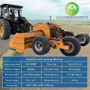 Máquina Niveladora Láser en Oferta, Motocultor Eléctrico, Reclamación de Tierras Secas Agrícolas, Raspador de Suelo, Niveladora Tipo Tractor - Product Image 4