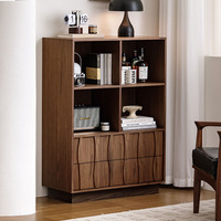 Commode murale moderne en bois massif, multi-usages, pour hôtel, salon, salle à manger, élégante, grande capacité, rangement modulaire