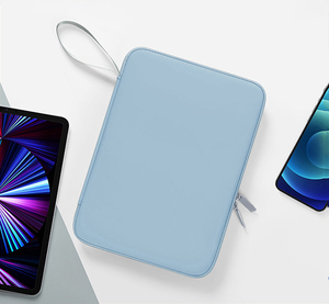 Túi đựng máy tính bảng chống nước bằng chất liệu PU màu trơn, kích thước 10.9/12.9 inch, có ngăn đựng bút, kiểu dáng đơn giản, phong cách doanh nhân. - Product Image 4