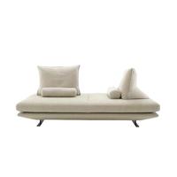 Kreatives Rückenfreies Stoffsofa Modernes Minimalistisches Bewegliches Schlafsofa Multifunktionale Chaiselongue für Schlafzimmer Arbeitszimmer Kleine Wohnung
