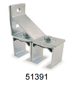 WEKIS Single Sliding Barn Door <b>Bracket</b> Steel Brass Box Rail Splice Hanger for Shed Door Celling Mount Union <b>Brackets</b> Screw - Product Image 5