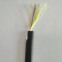 Cable de Fibra Óptica Monomodo de 1/2 Núcleo, Tipo Fttp, Tono Ajustable, con Aislamiento Tightly Buffered, con Cable de Cobre de 24AWG