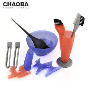 Mélangeur de cheveux Bol de teinture Brosse de teinture Couvre-oreilles Salon Outils de coloration des cheveux Accessoires de coiffure Kit de coloration des cheveux - Product Image 1