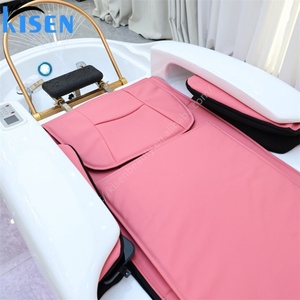 KISEN Lit de massage électrique automatique pour thérapie capillaire, bac de lavage des cheveux, table de massage pour salon, lit de spa pour la tête, lit de shampoing pour institut de beauté - Product Image 6