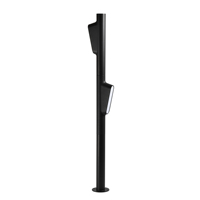 Lampu Bollard LED Luar Ruangan Aluminium IP65 150CM 2*12W Lampu Taman Luar Ruangan Logam