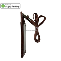 Cartera Magsafe de cuero con Soporte para tarjeta Find My Phone para tarjeta de seguimiento Mfi Find My Tag Wallet Trackr Find My Sourcing Logo
