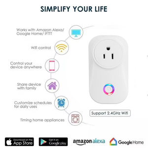 LEDEAST PA8-US US Standard Tuya <strong>Smart</strong> <strong>Home</strong> APP <strong>Control</strong> Alexa and <strong>Google</strong> <strong>Voice</strong> <strong>Control</strong> US <strong>Smart</strong> Electric Plug and Socket - Product Image 6