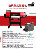 Printer Dtf Kepala Ganda Xp600 Ganda A3 60Cm Murah Stiker Tinta Sublimasi Printer Inkjet Disediakan Tinta Pelarut Otomatis 160