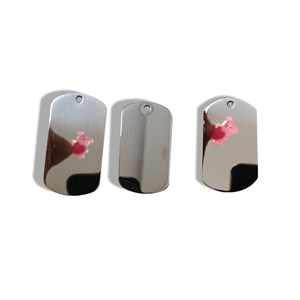 Étiquette d'identification de chien en acier inoxydable personnalisée ronde polie pour étiquette pour animal de compagnie avec médaille en métal d'impression UV et <span class=keywords><strong>gravure</strong></span> sur le thème du sport - Product Image 1
